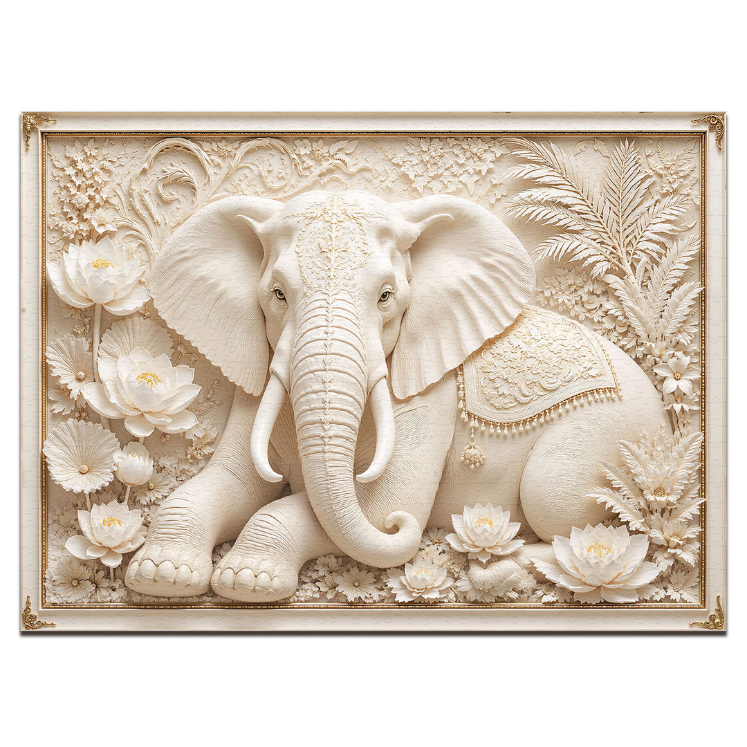Elephant of Wisdom 1000 Piece Puzzle