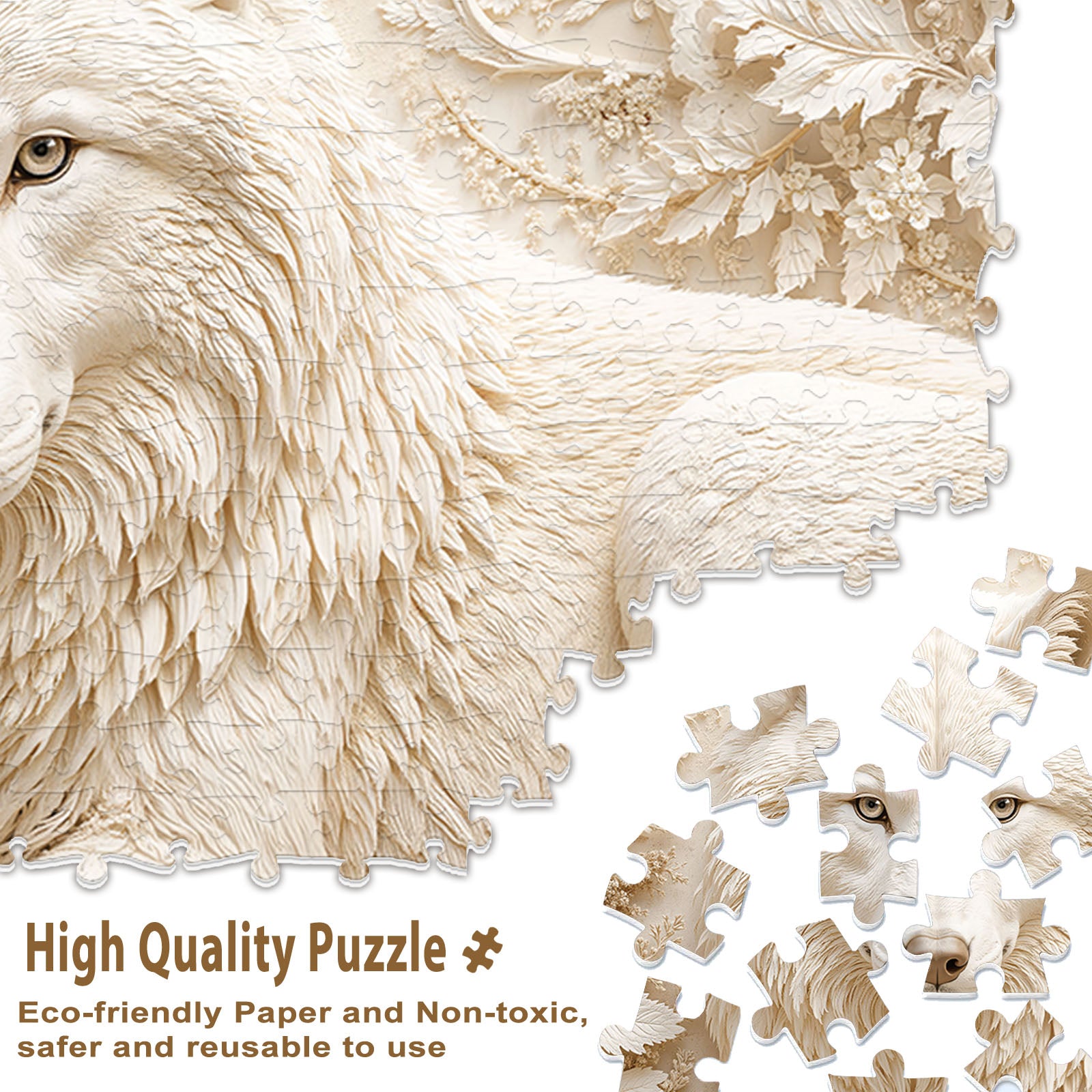 Forest Wolf Guardian 1000 Piece Puzzle