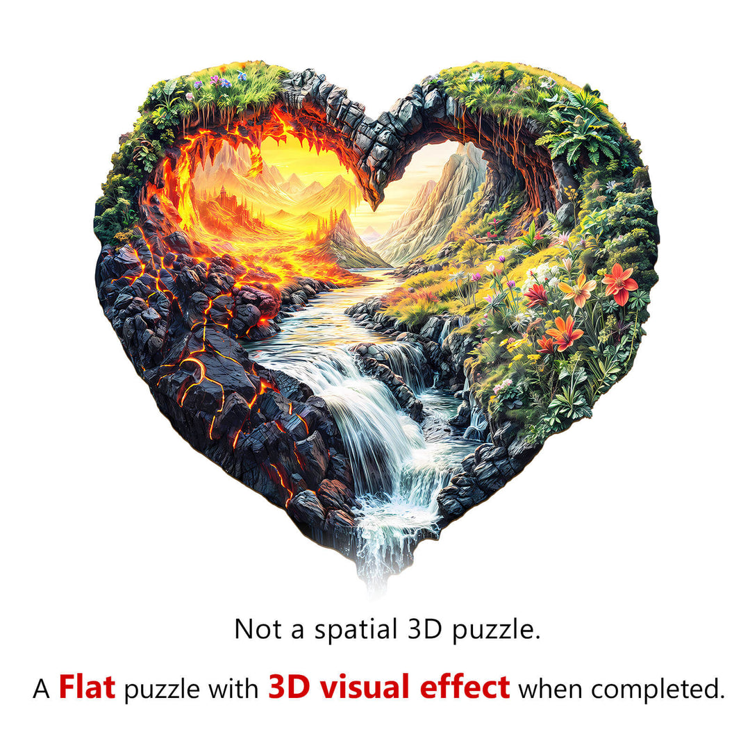 ETERNAL FLOW  Wooden Jigsaw Puzzle