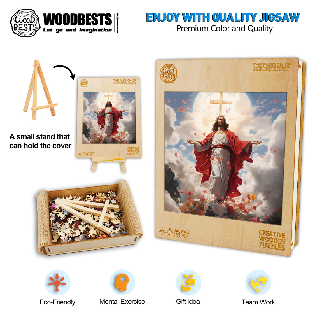 The Passion of Jesus-Heaven Wooden Jigsaw Puzzle-Woodbests