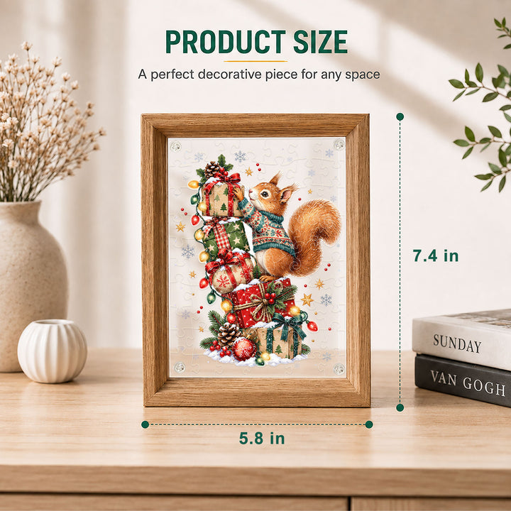Double Sided Acrylic Jigsaw - Christmas Treasure Keeper