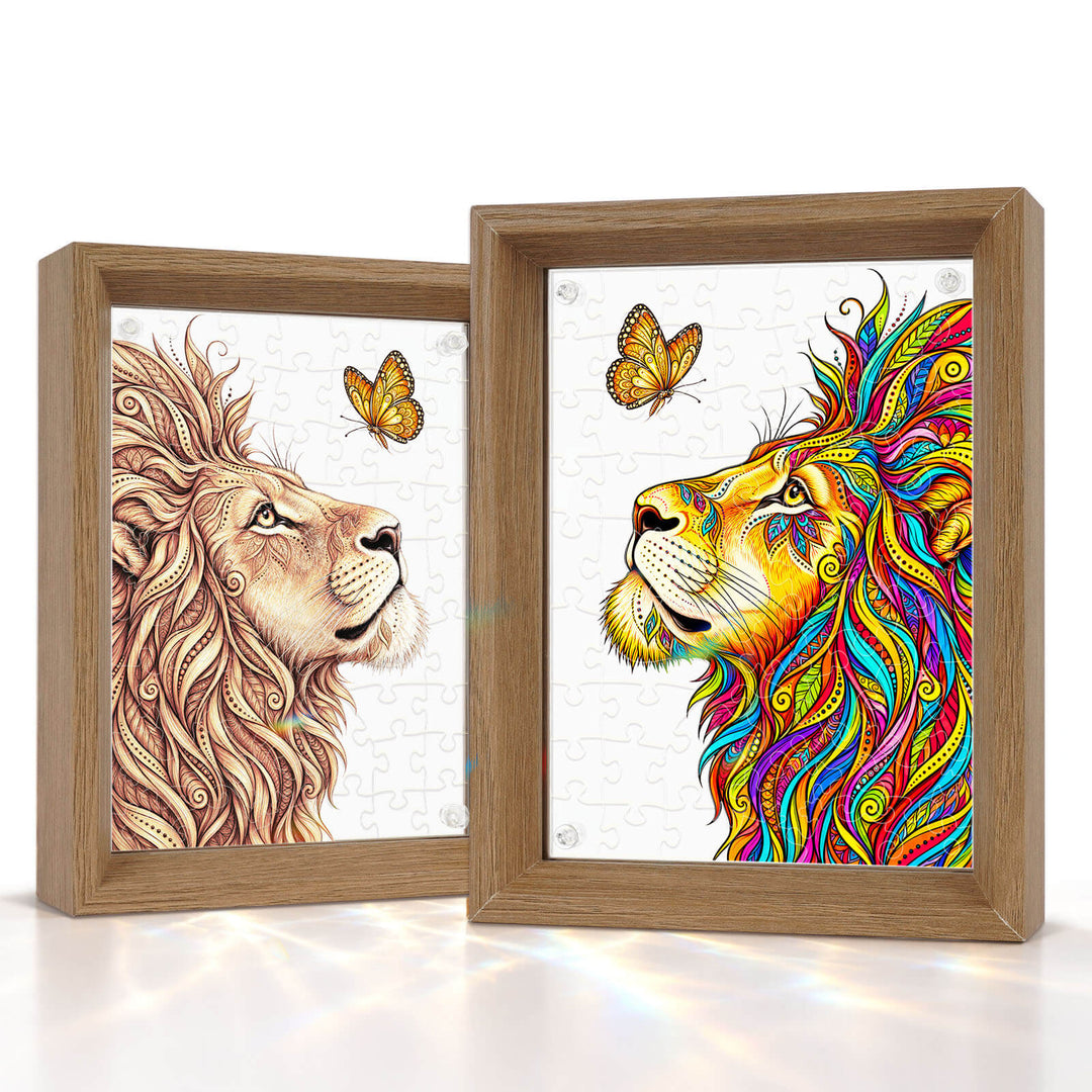 Double Sided Acrylic Jigsaw - Royal Transformation