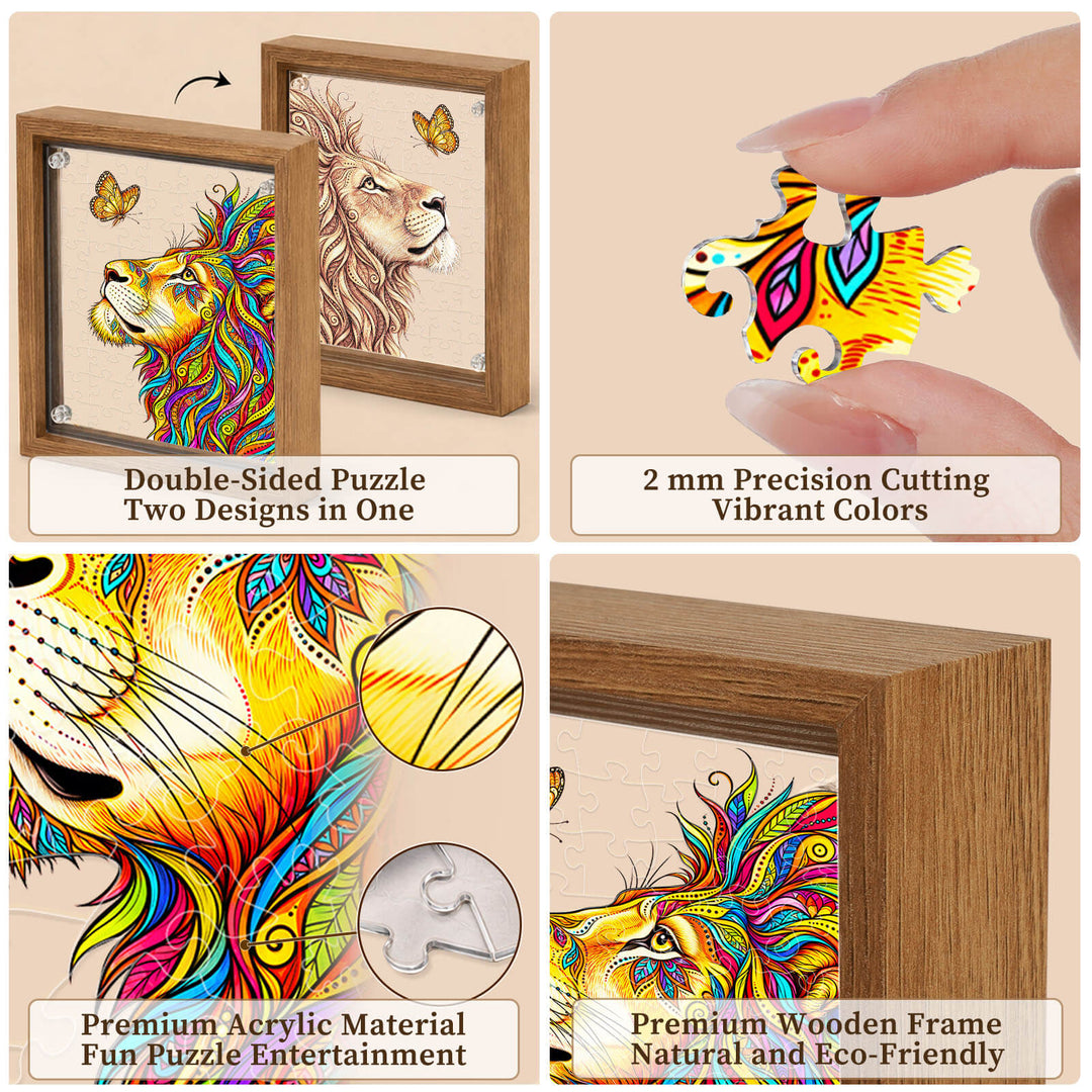 Double Sided Acrylic Jigsaw - Royal Transformation