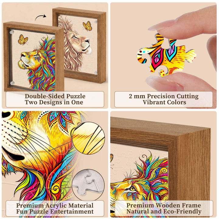 Double Sided Acrylic Jigsaw - Royal Transformation