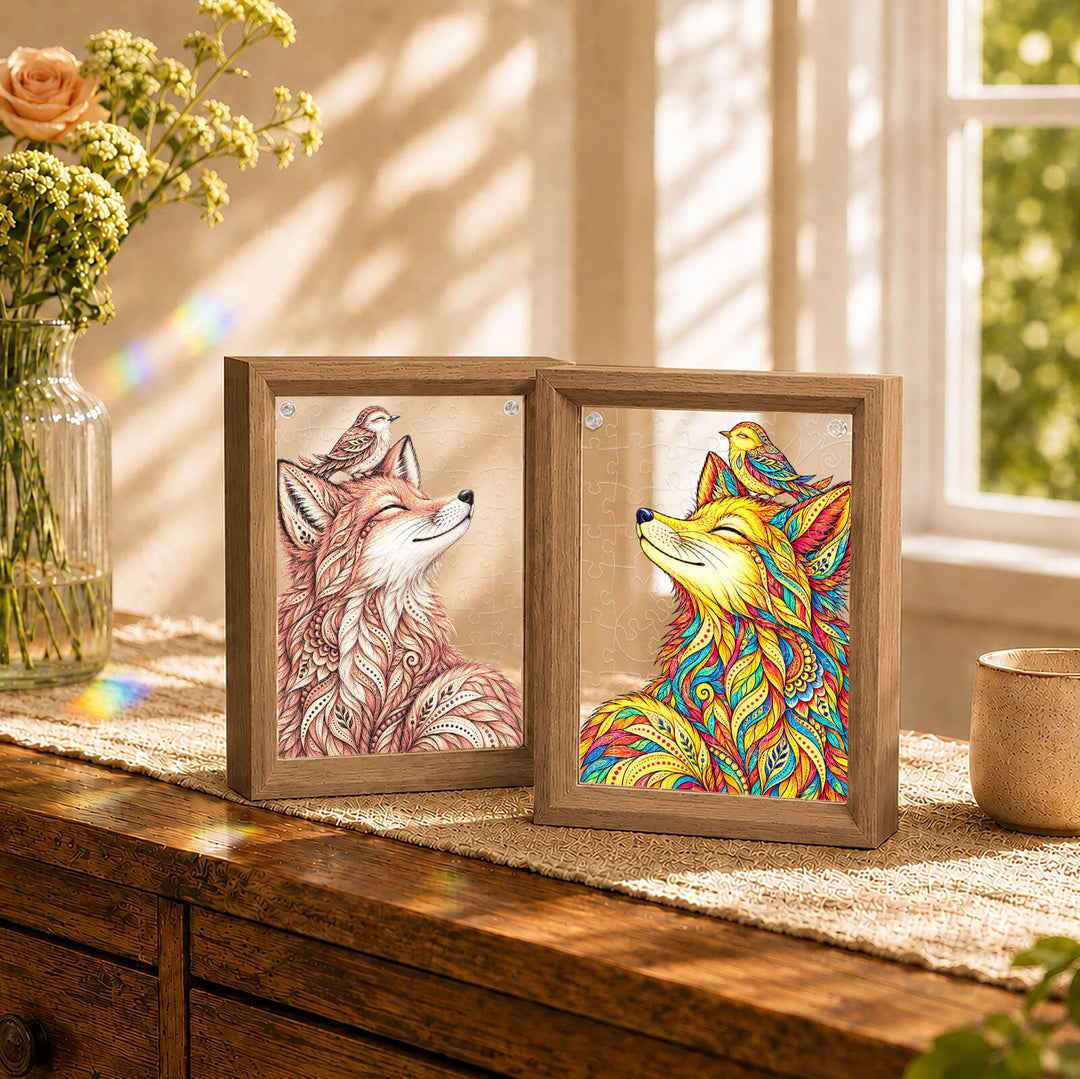 Double Sided Acrylic Jigsaw - Forest Whisper 