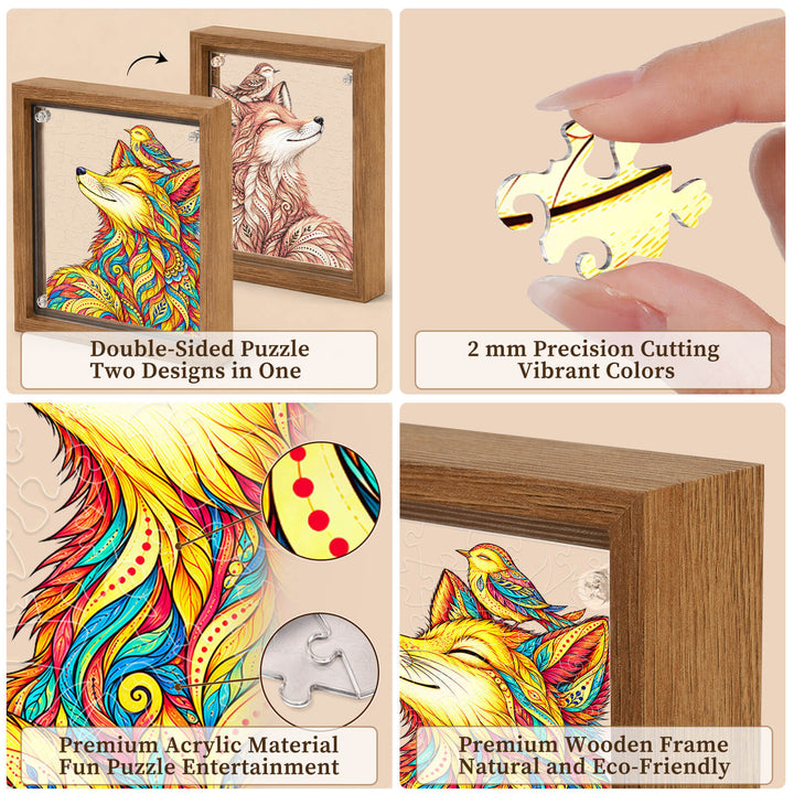 Double Sided Acrylic Jigsaw - Forest Whisper 
