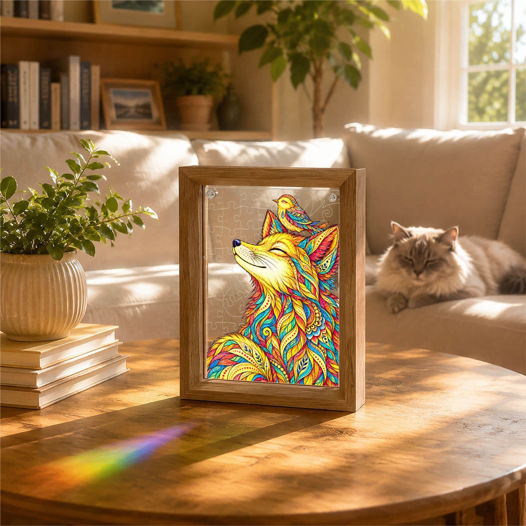 Double Sided Acrylic Jigsaw - Forest Whisper 