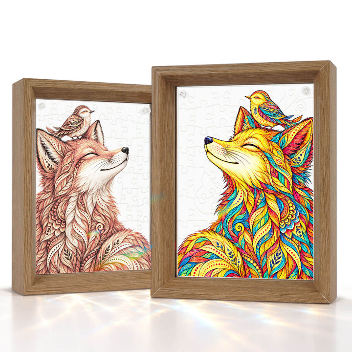 Double Sided Acrylic Jigsaw - Forest Whisper 