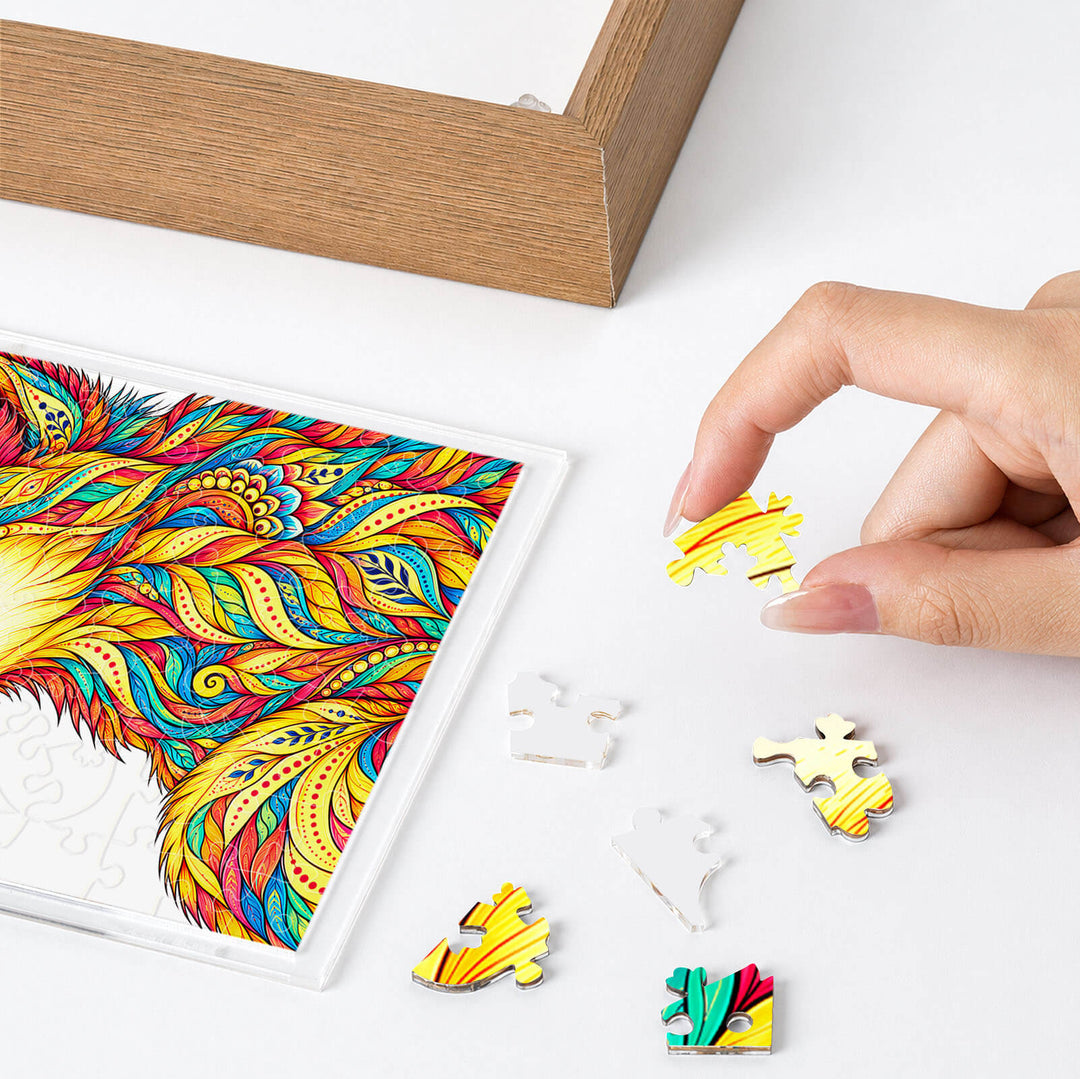 Double Sided Acrylic Jigsaw - Forest Whisper 