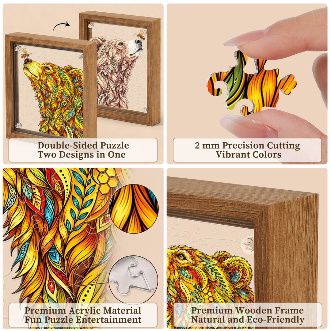Double Sided Acrylic Jigsaw - Wild Guardian