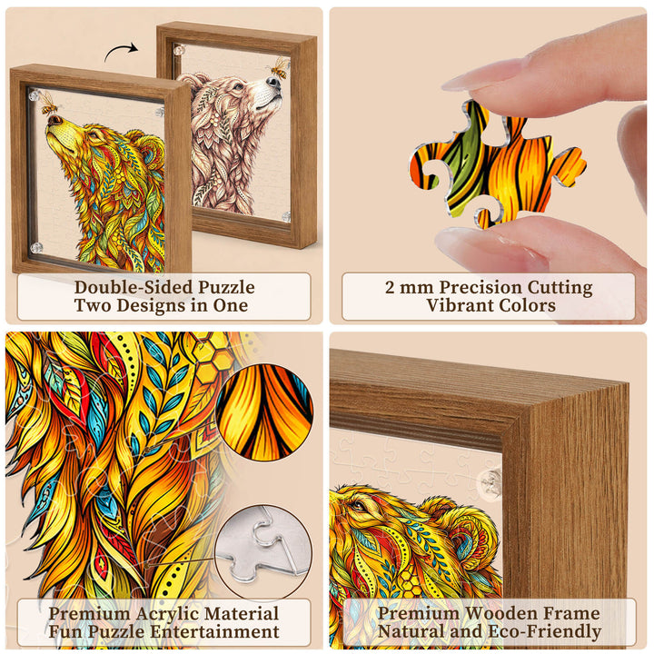 Double Sided Acrylic Jigsaw - Wild Guardian