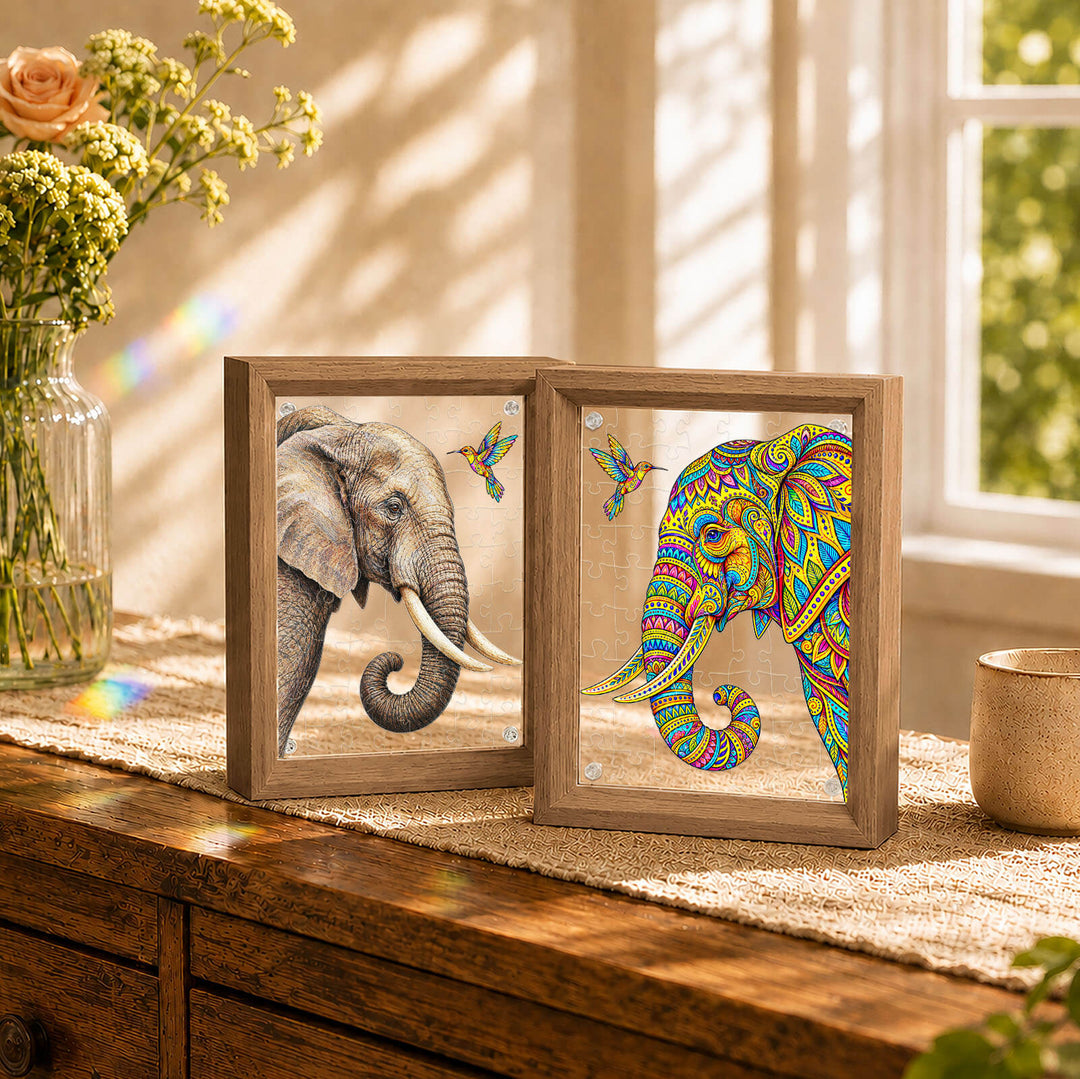 Double Sided Acrylic Jigsaw - Gentle Wisdom