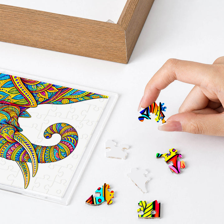 Double Sided Acrylic Jigsaw - Gentle Wisdom