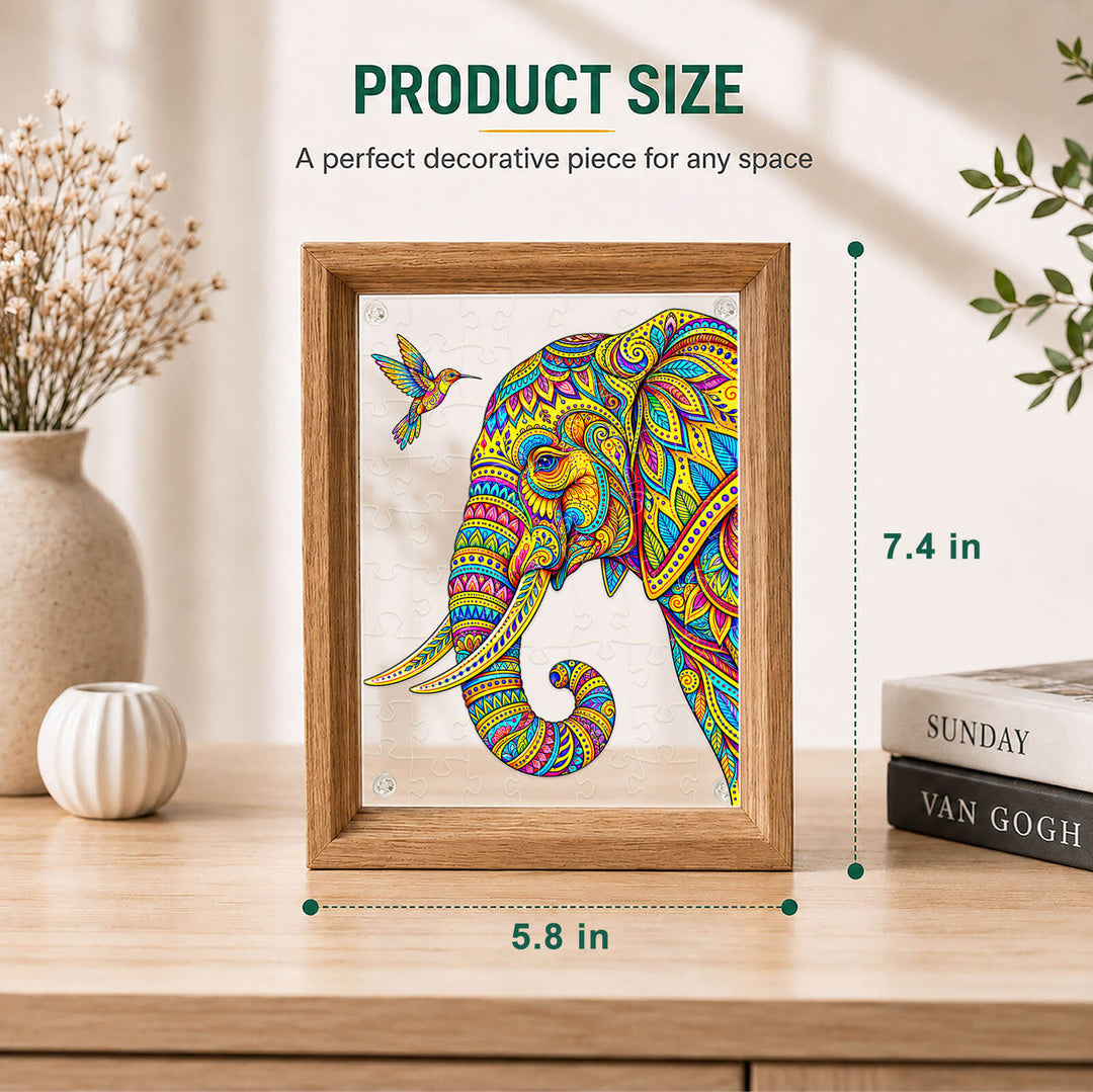 Double Sided Acrylic Jigsaw - Gentle Wisdom