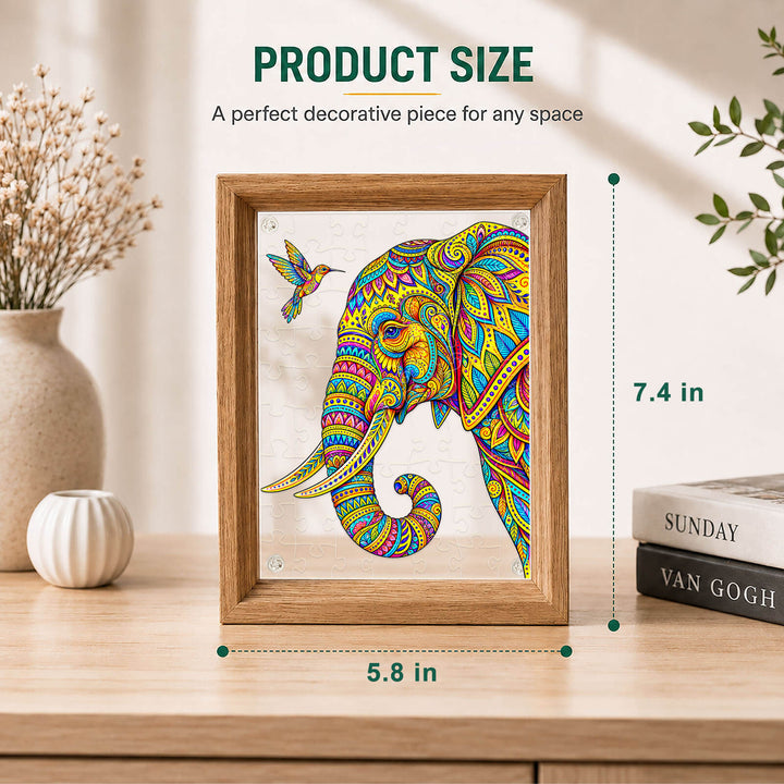 Double Sided Acrylic Jigsaw - Gentle Wisdom