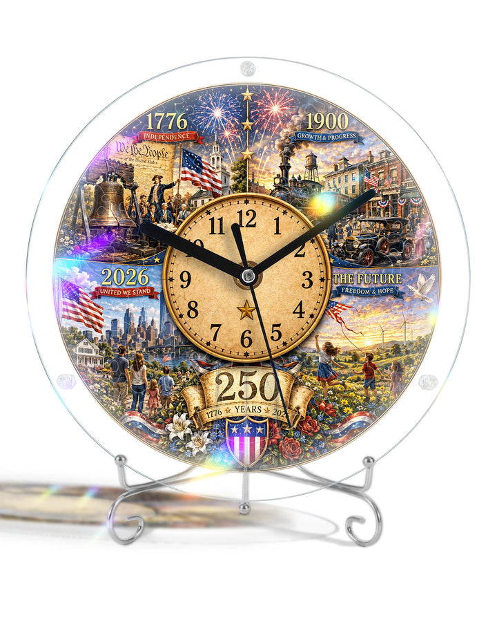 Kit DIY Horloge Puzzle Acrylique - Évolution de la Chronologie Historique