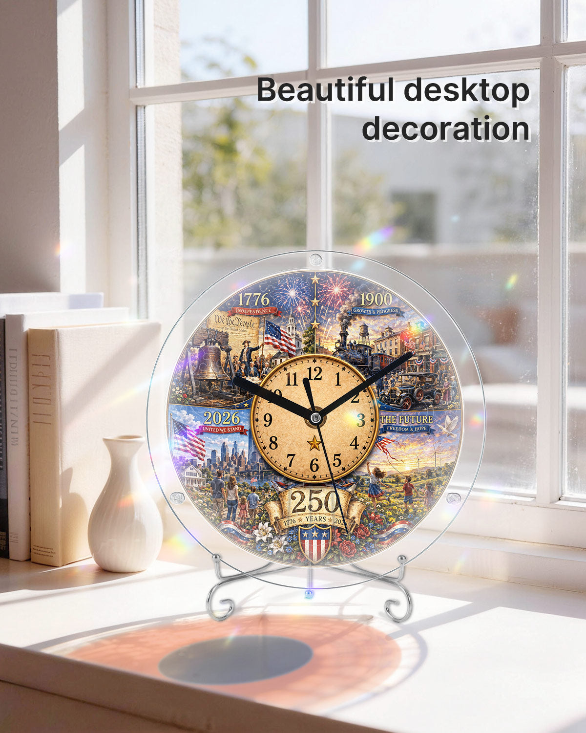 Kit DIY Horloge Puzzle Acrylique - Évolution de la Chronologie Historique