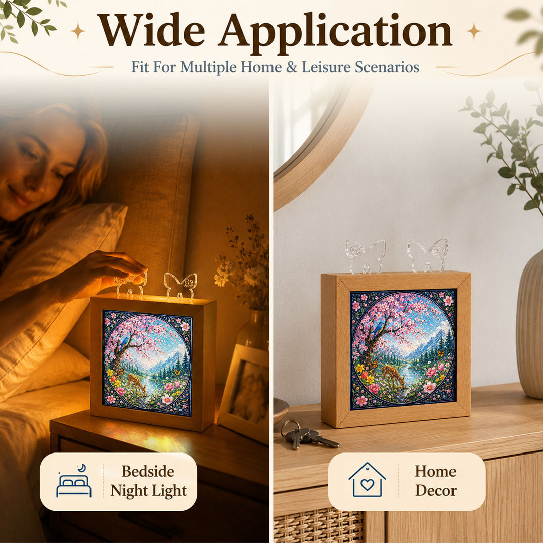 Acrylic Puzzle Night Light - Spring Whisper