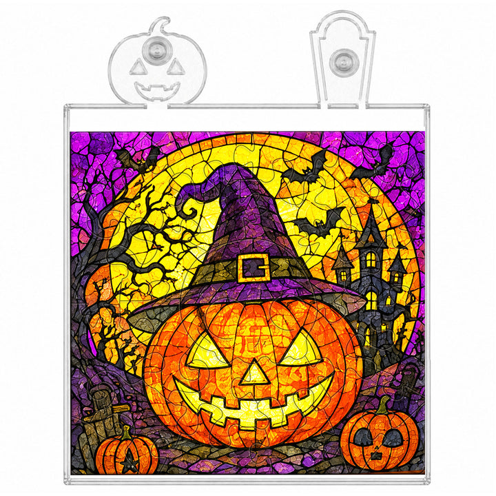 Acrylic Puzzle Night Light - Halloween Pumpkin Theme