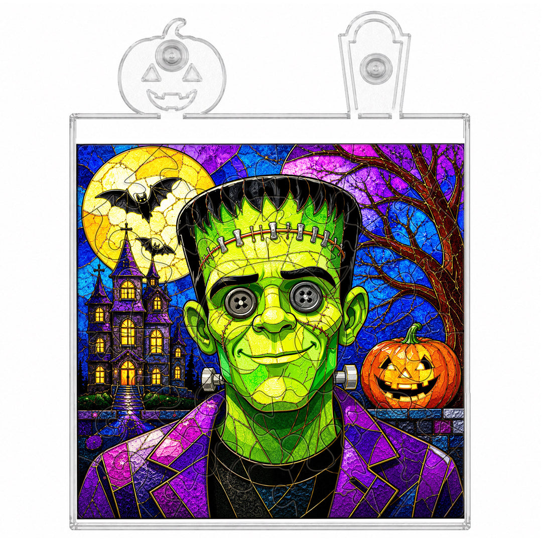 Acrylic Puzzle Night Light - Halloween Frankenstein
