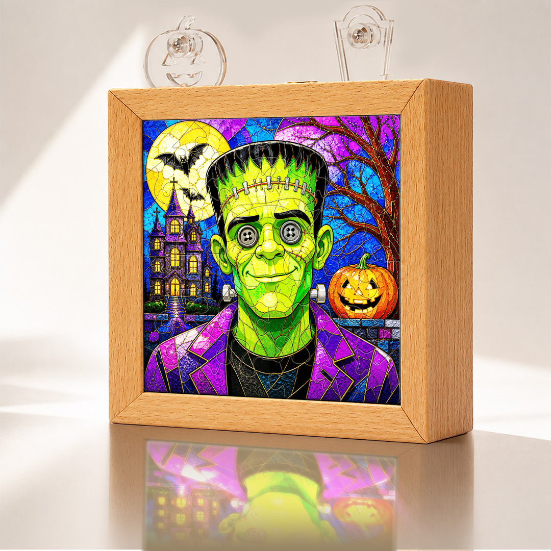 Acrylic Puzzle Night Light - Halloween Frankenstein
