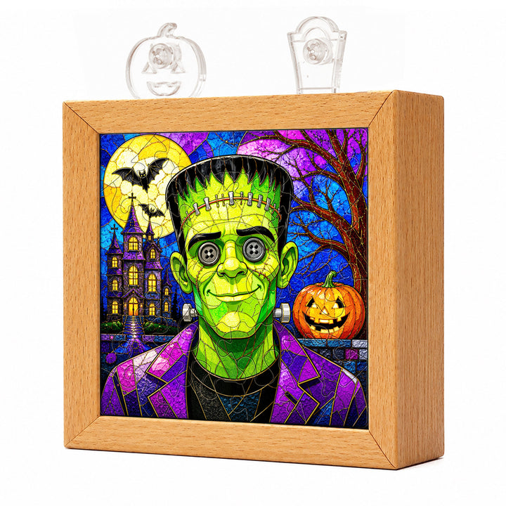 Acrylic Puzzle Night Light - Halloween Frankenstein