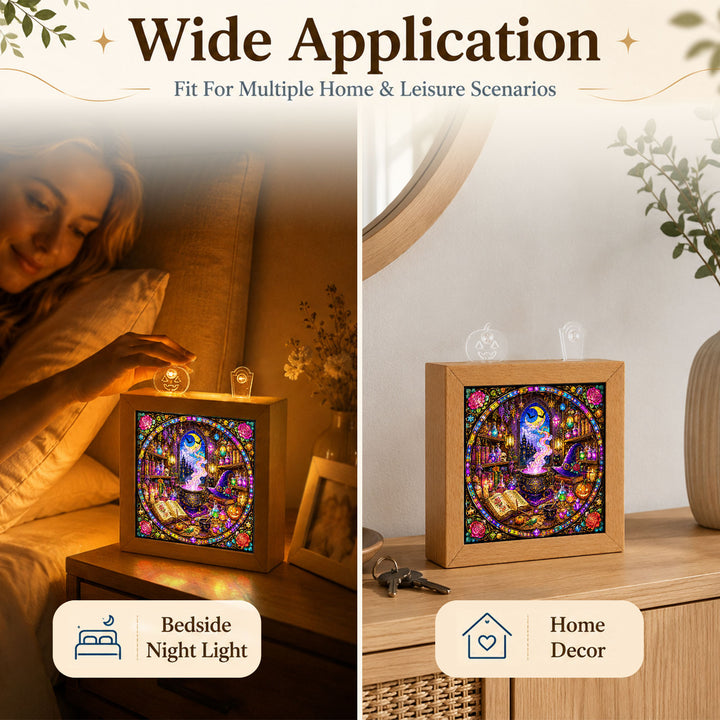 Acrylic Puzzle Night Light - Witch's Alchemy Lab