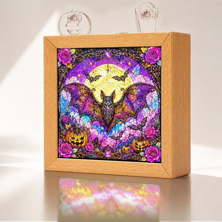 Acrylic Puzzle Night Light - Gothic Lace Bat