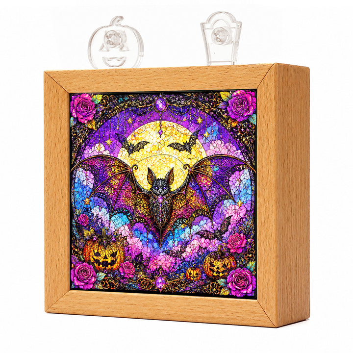 Acrylic Puzzle Night Light - Gothic Lace Bat