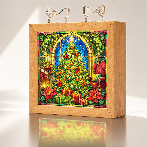 Acrylic Puzzle Night Light - Luminous Christmas Tree
