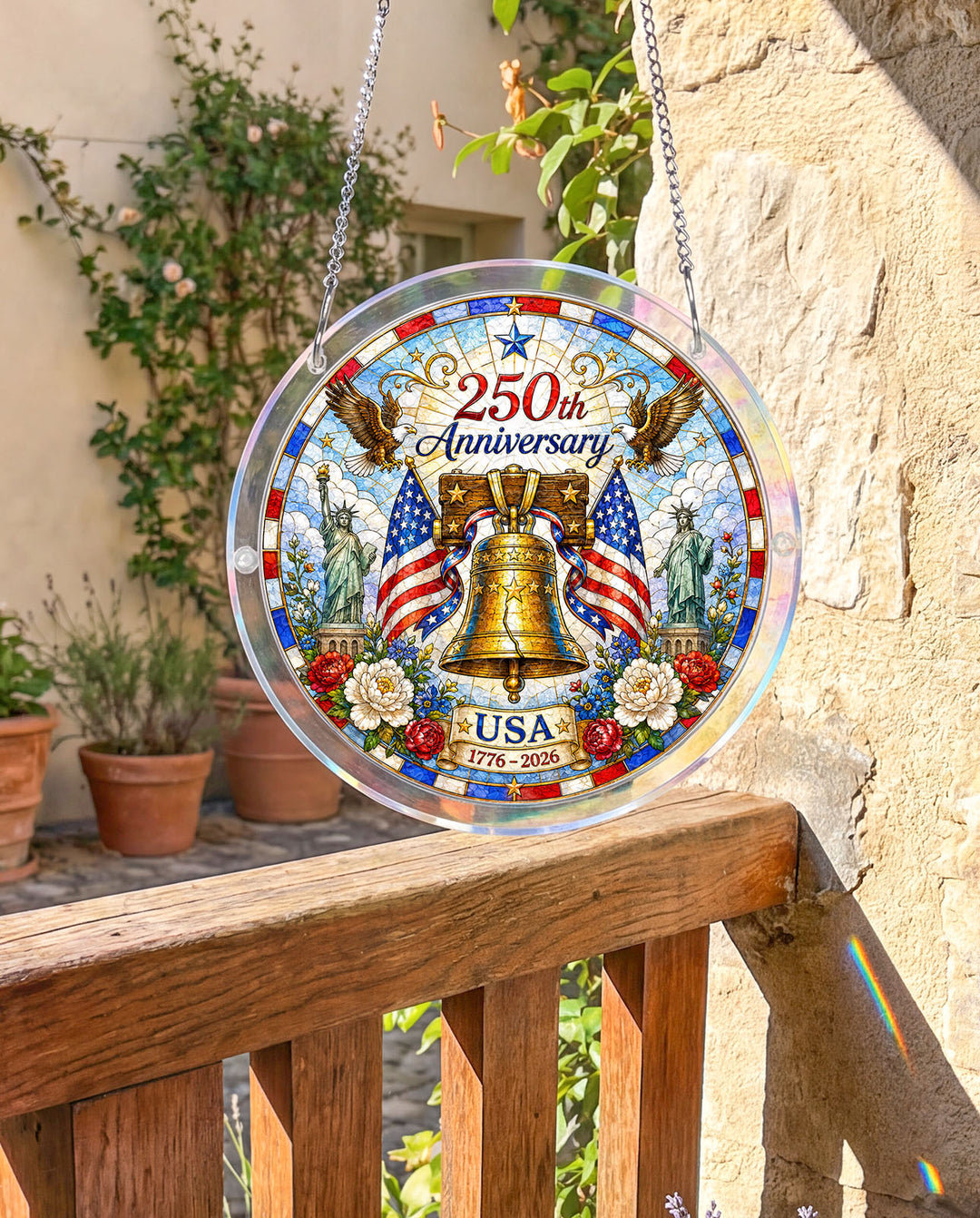 Acrylic Jigsaw Puzzle Suncatcher - Liberty Bell