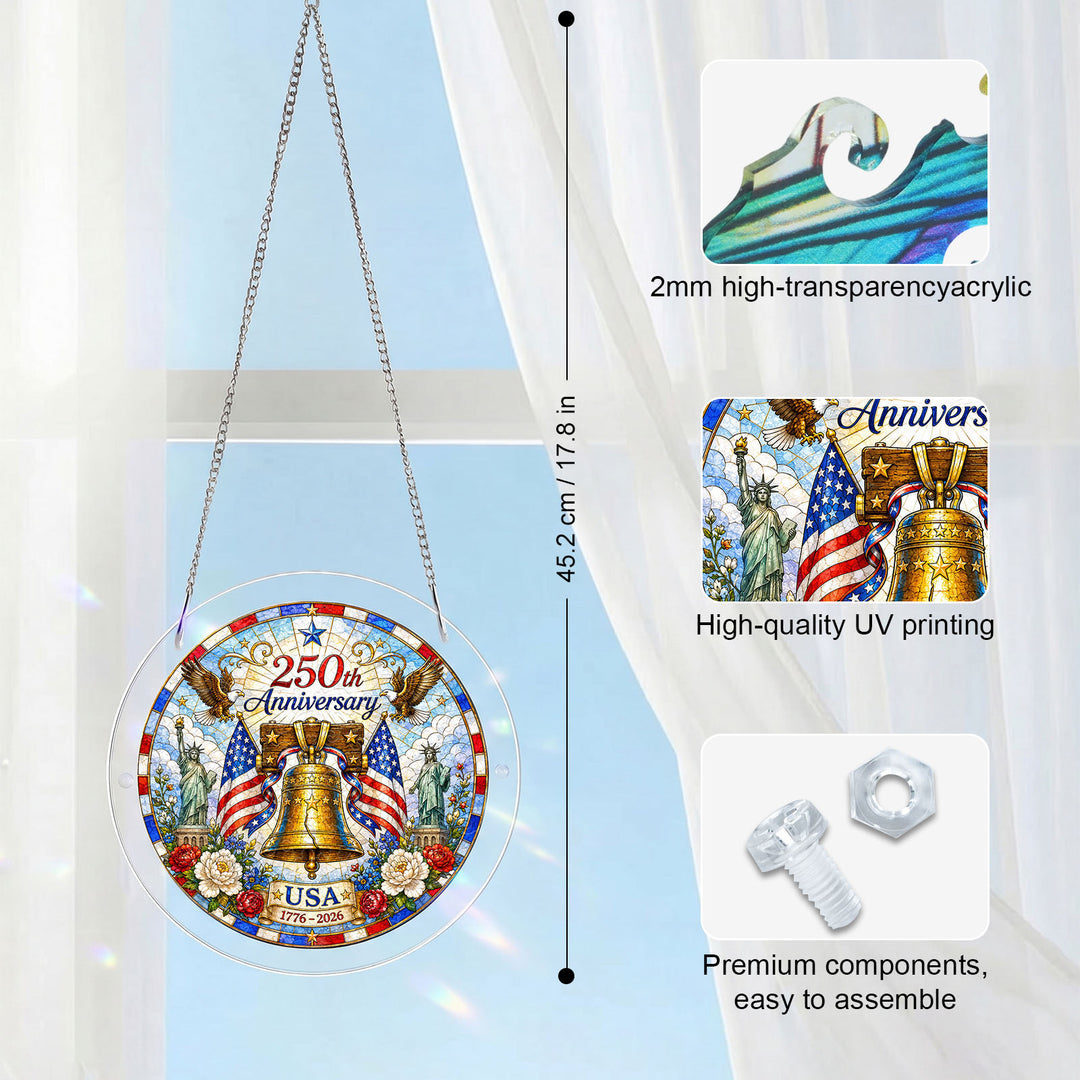 Acrylic Jigsaw Puzzle Suncatcher - Liberty Bell