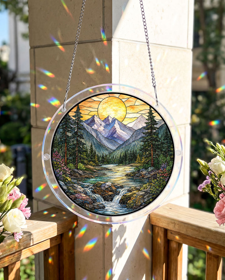 Acrylic Jigsaw Puzzle Suncatcher - Golden Valley