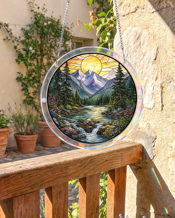 Acrylic Jigsaw Puzzle Suncatcher - Golden Valley