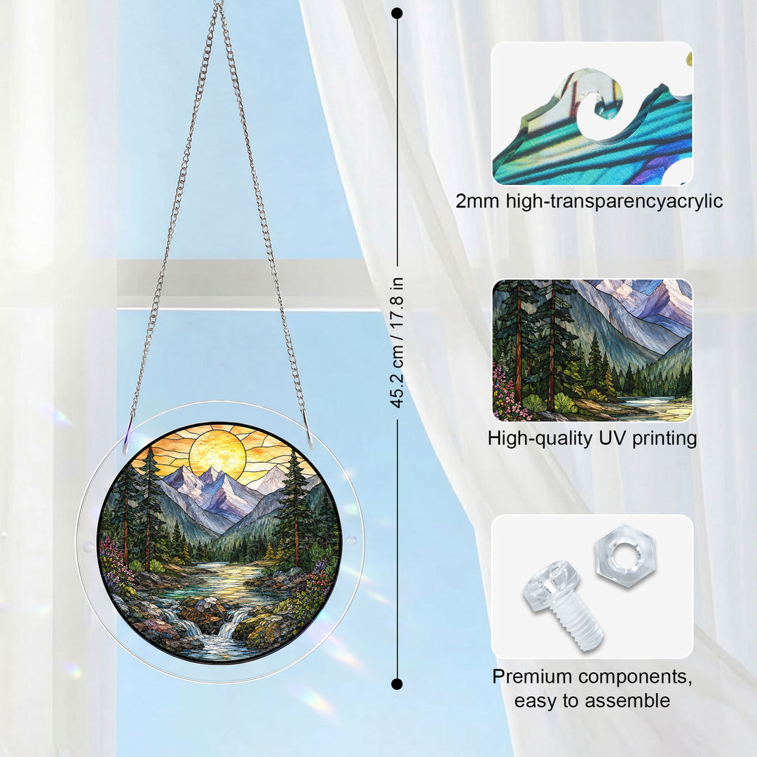 Acrylic Jigsaw Puzzle Suncatcher - Golden Valley