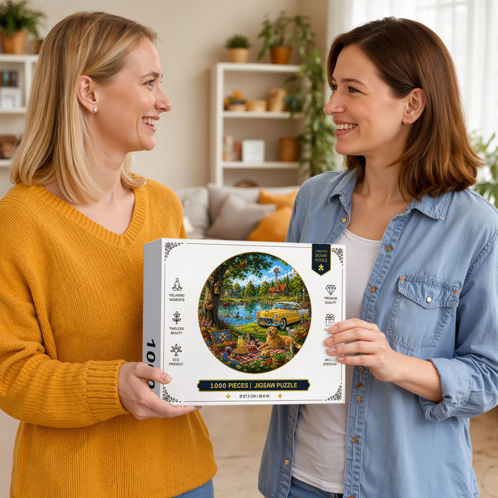 Picnic by the Lake 1000 Piece Puzzle