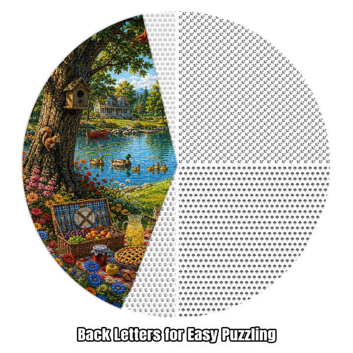 Picnic by the Lake 1000 Piece Puzzle