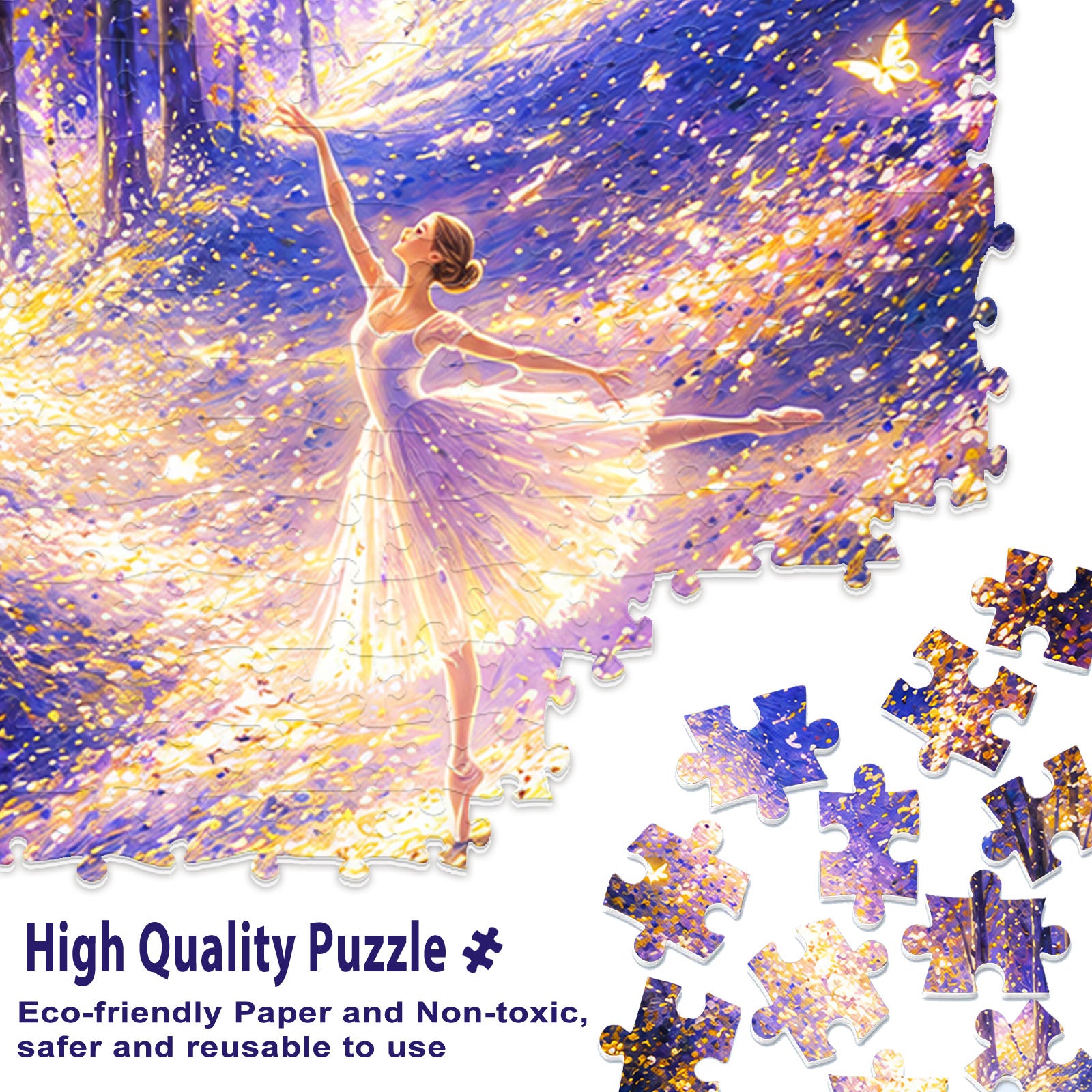 Violet Starlight 1000 Piece Puzzle