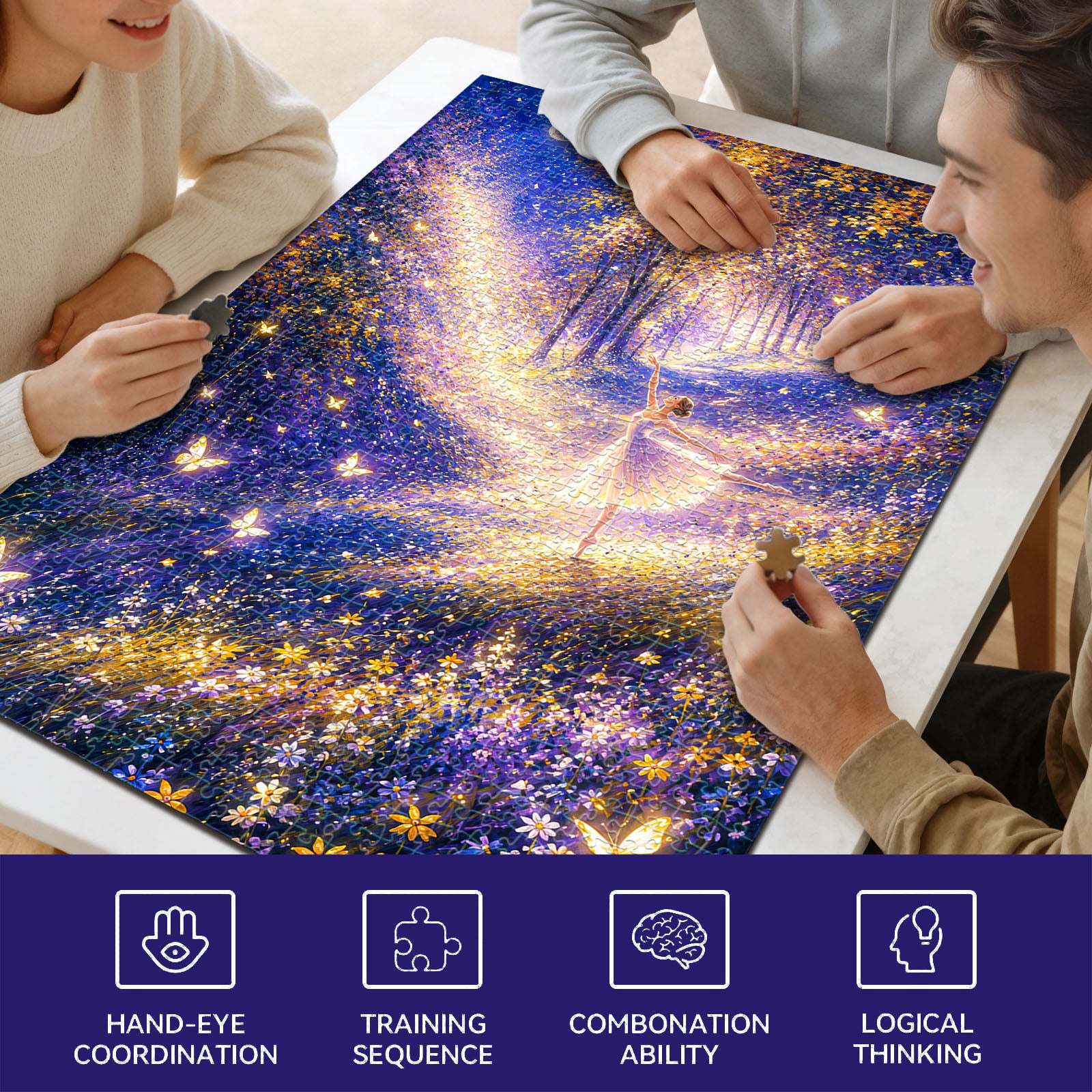 Violet Starlight 1000 Piece Puzzle