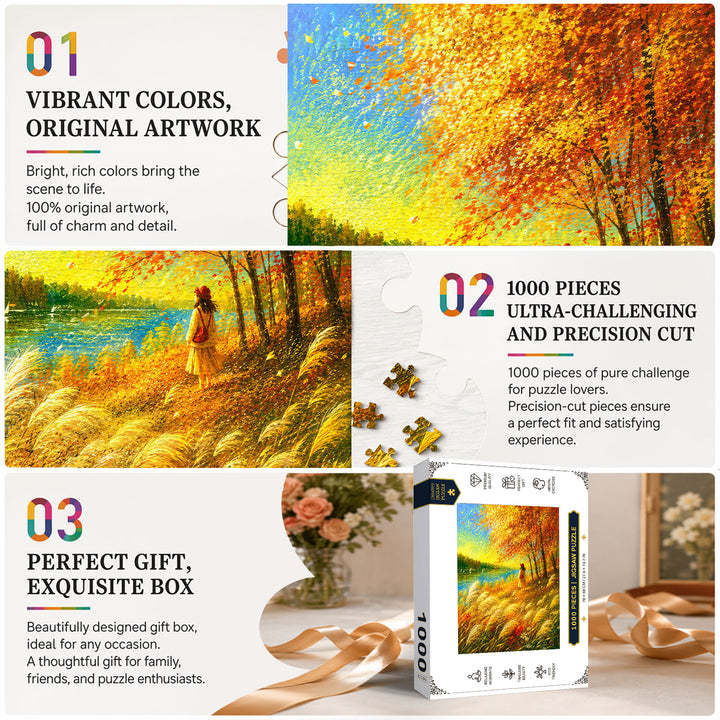 Golden Whisper 1000 Piece Puzzle