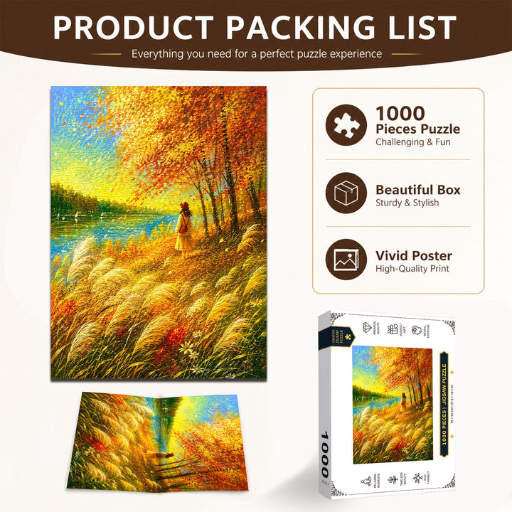 Golden Whisper 1000 Piece Puzzle