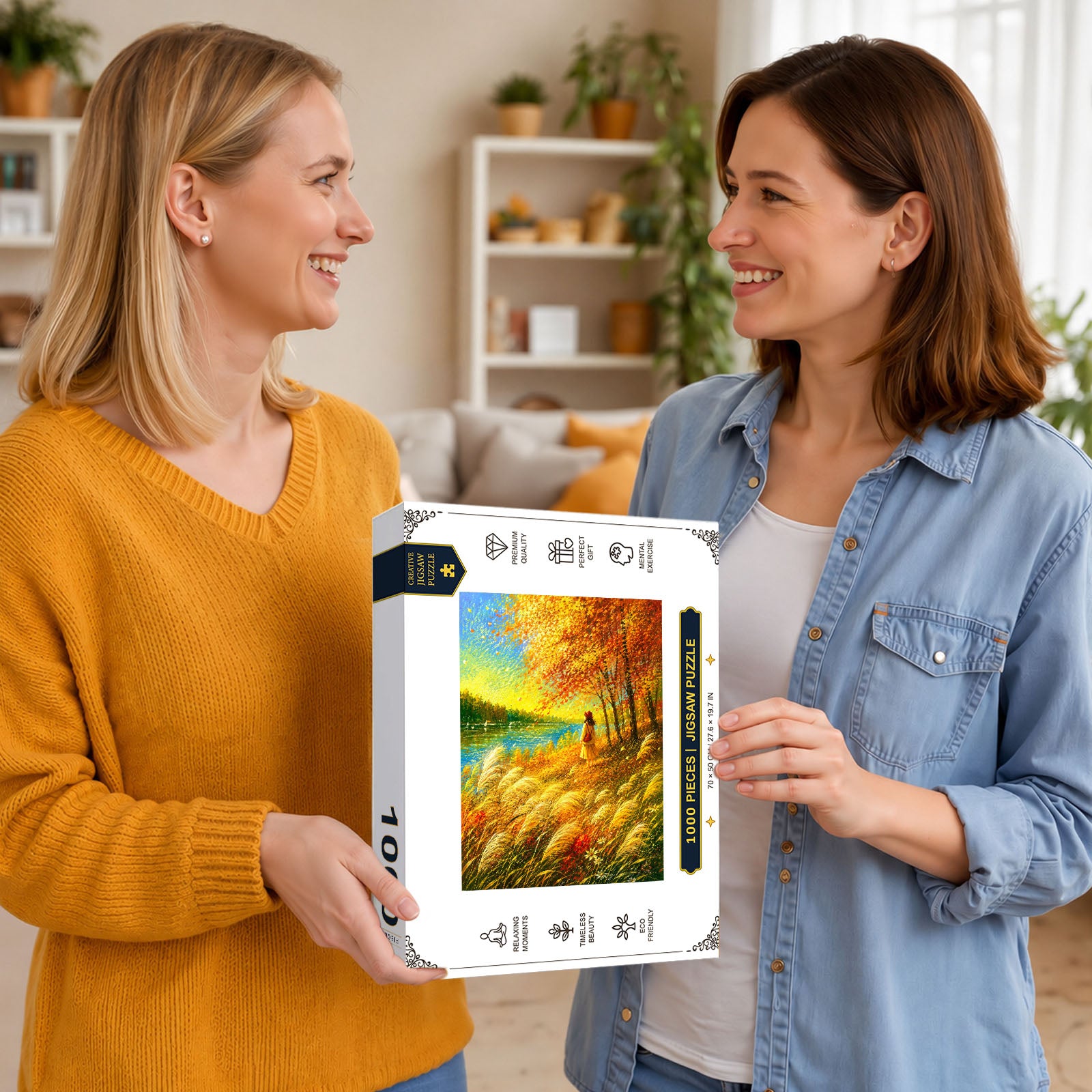 Golden Whisper 1000 Piece Puzzle