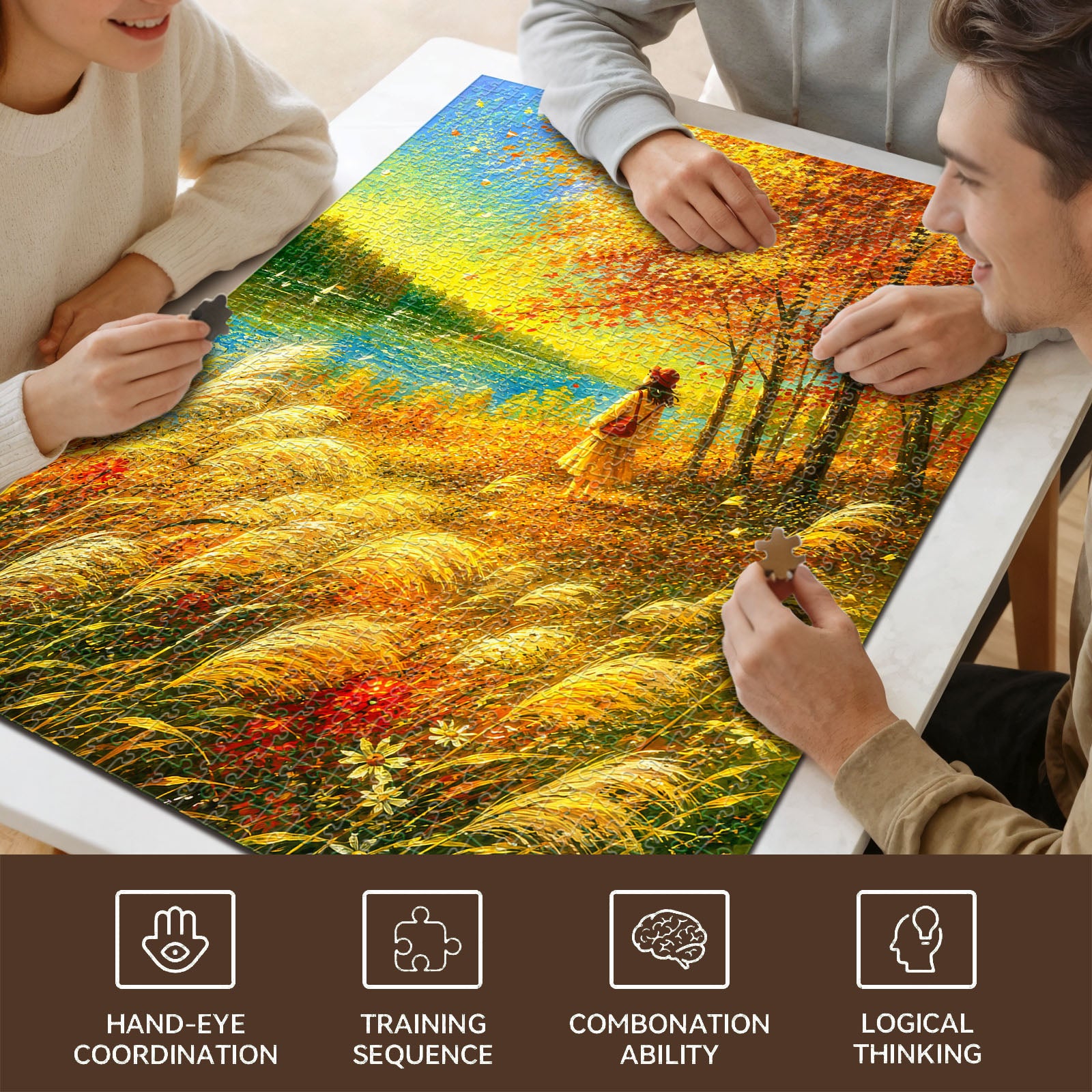 Golden Whisper 1000 Piece Puzzle