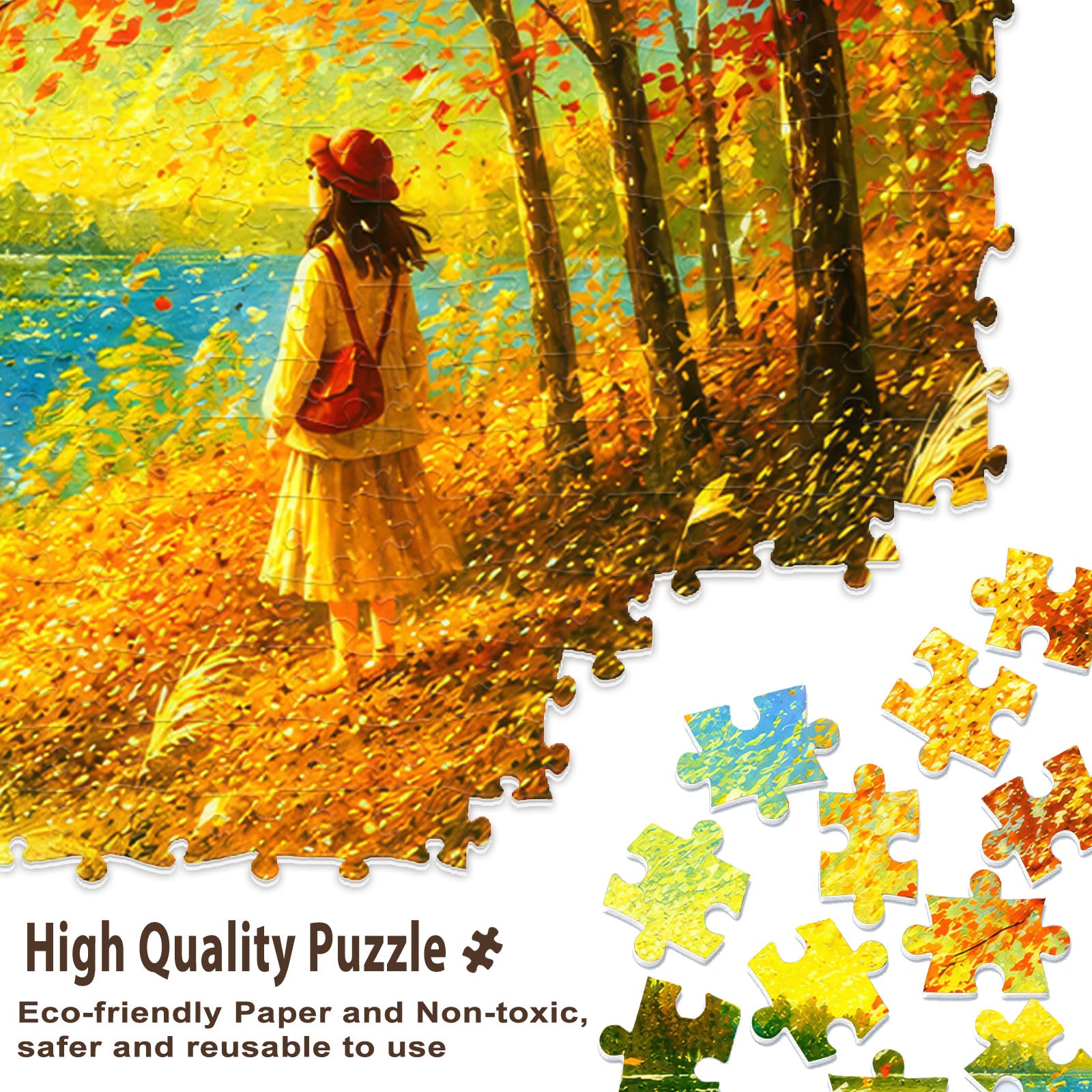 Golden Whisper 1000 Piece Puzzle
