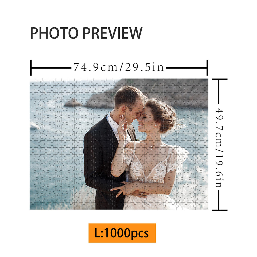 Cadeau parfait pour un mariage et un anniversaire – Puzzle photo