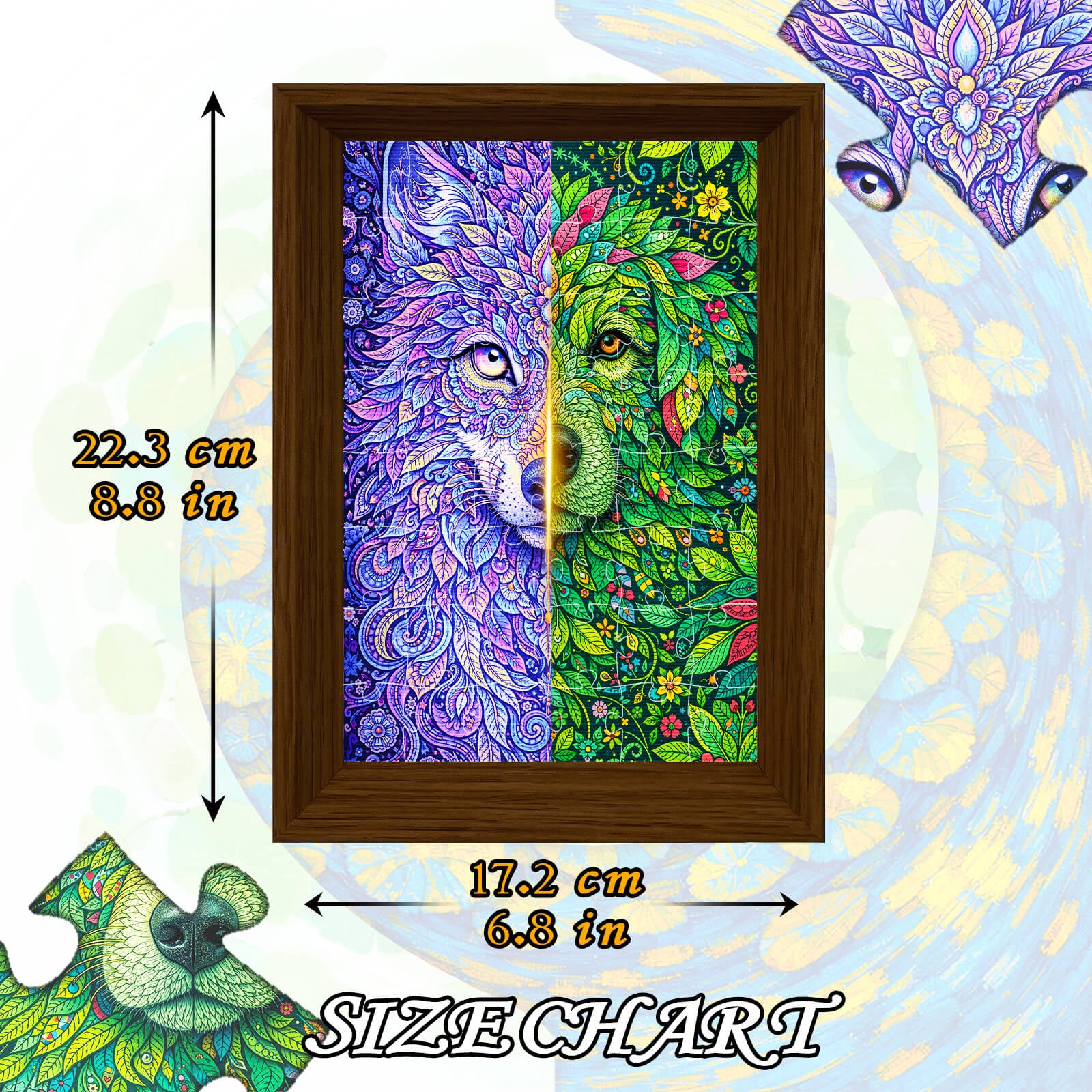 The Wolf Within - Morphing Lenticular Puzzle