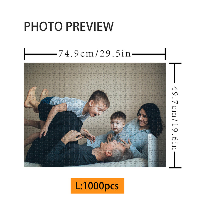 500/1000-piece Custom Photo Jigsaw Puzzle For Family - By Woodbests