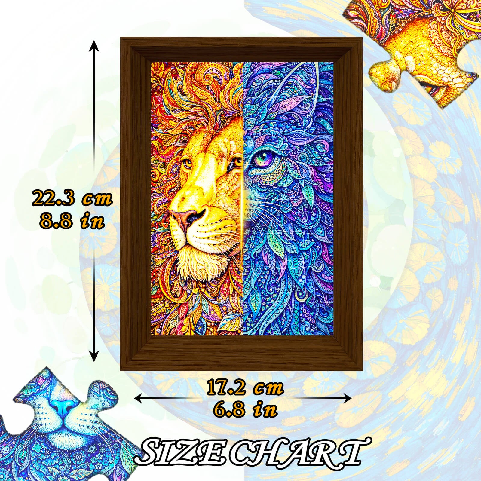 The Lion Within - Morphing Lenticular Puzzle