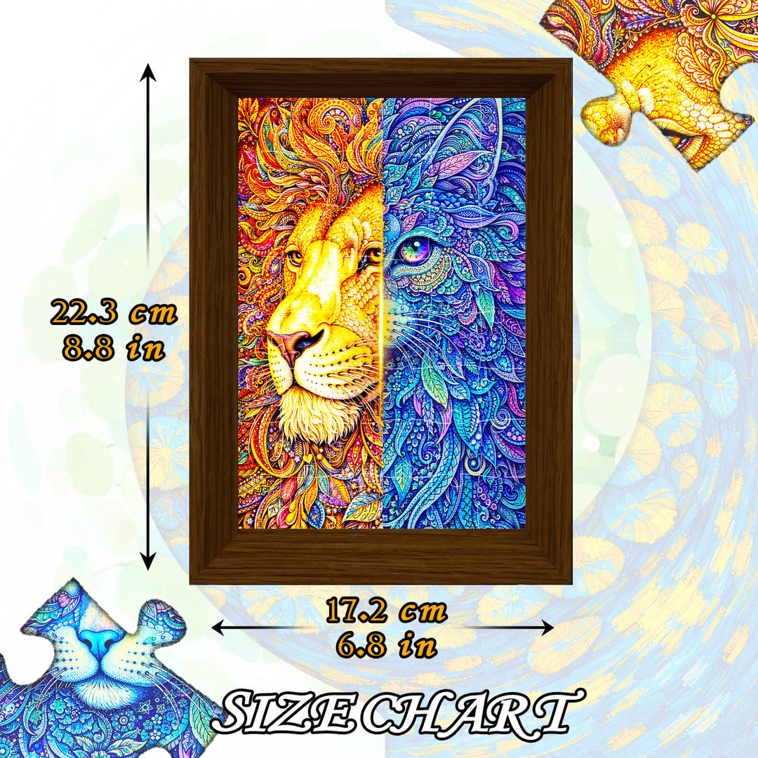 The Lion Within - Morphing Lenticular Puzzle