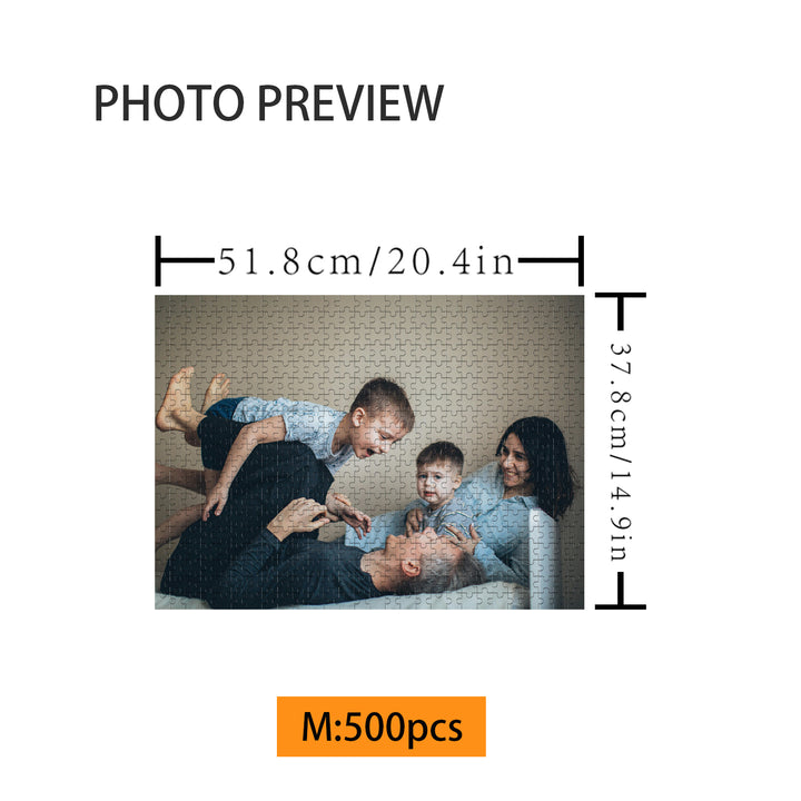 500/1000-piece Custom Photo Jigsaw Puzzle For Family